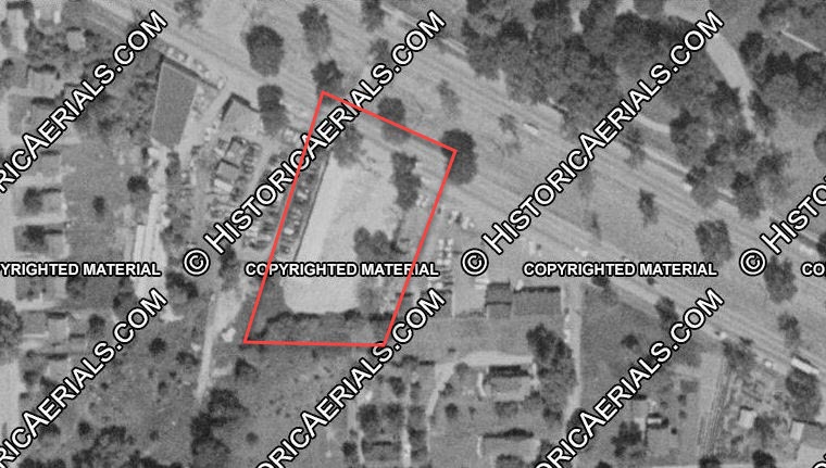 Bahama Motel - 1957 Aerial (newer photo)